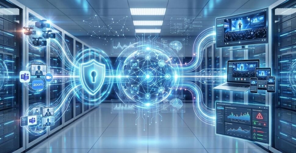 Secure AI Cloud Production for B2B Hybrid Events | SFS