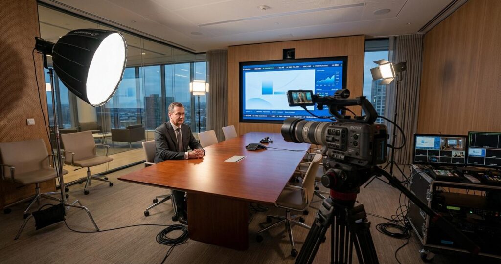 The Business Case for Professional Studio Lighting in Boardroom Streams