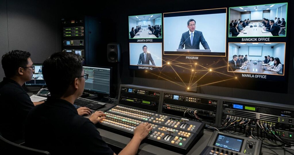 Bridging Cultures: Streaming to Diverse Regional Offices from Singapore