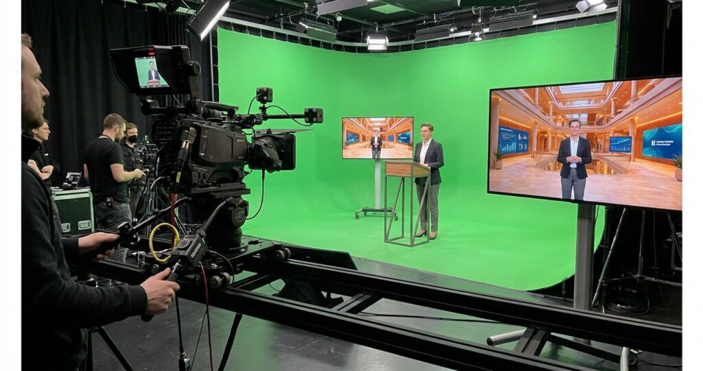 How to Blend Physical Props with 3D Virtual Set Environments for B2B Events
