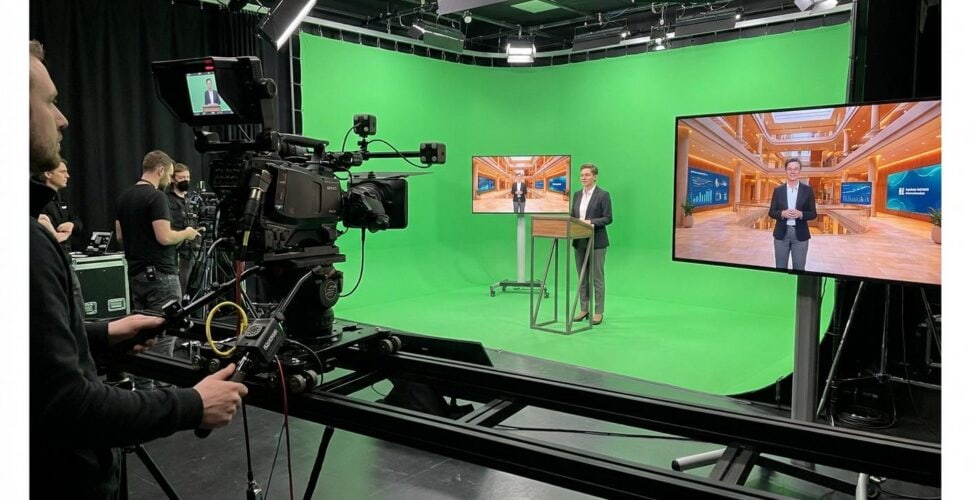 How to Blend Physical Props with 3D Virtual Set Environments for B2B Events