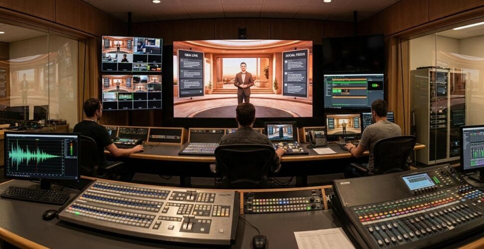 How to Integrate Live Social Feeds into 3D Virtual Studio Environments