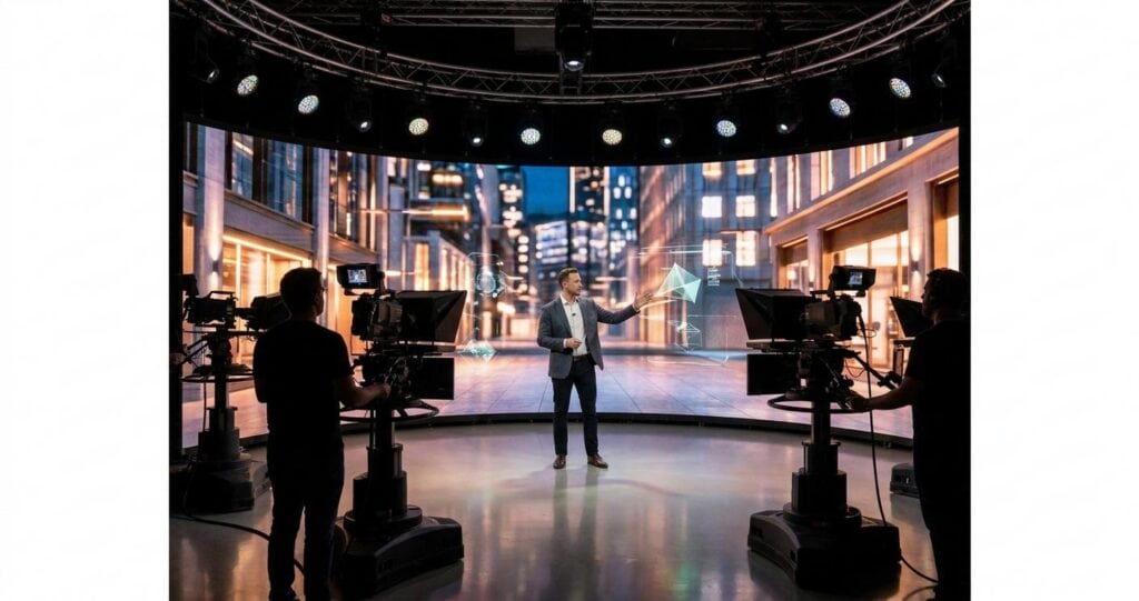 The Visual Impact of Dynamic Lighting in 3D Virtual Environments for Enterprise Streaming