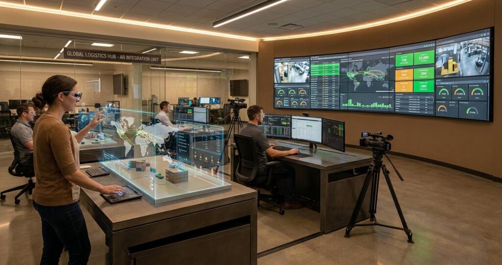 Using AR to Visualise Supply Chain Logistics for Global Clients