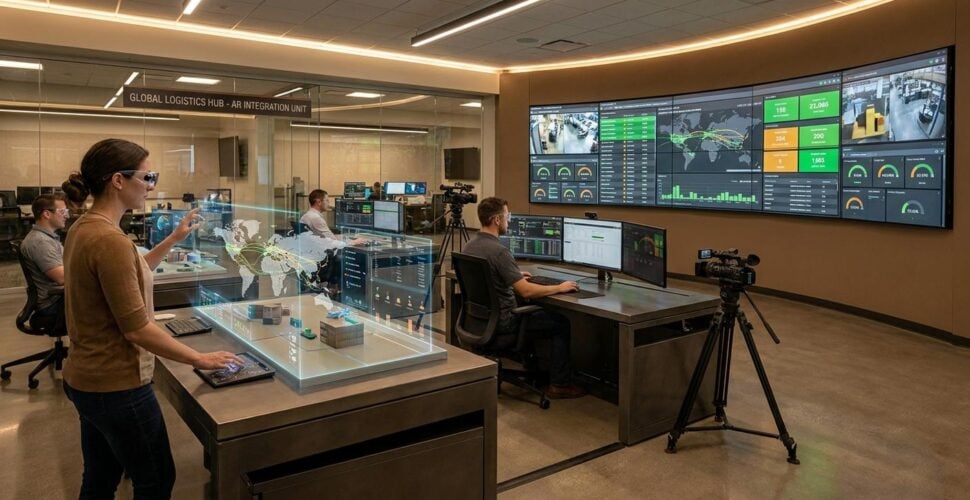 Using AR to Visualise Supply Chain Logistics for Global Clients