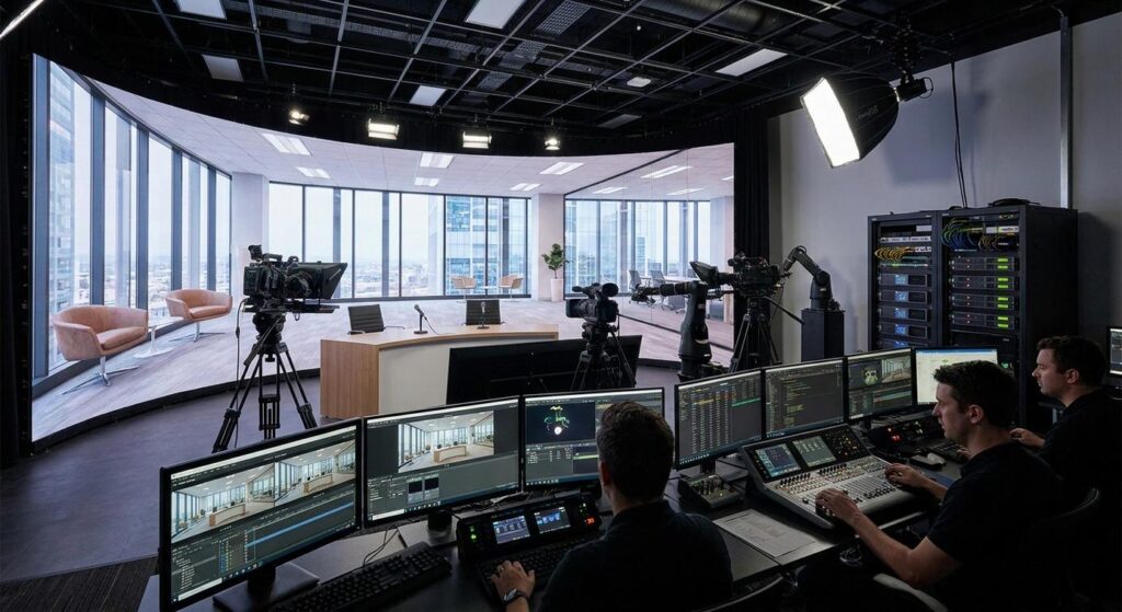 Using Virtual Production to Mimic High-End CBD Office Locations