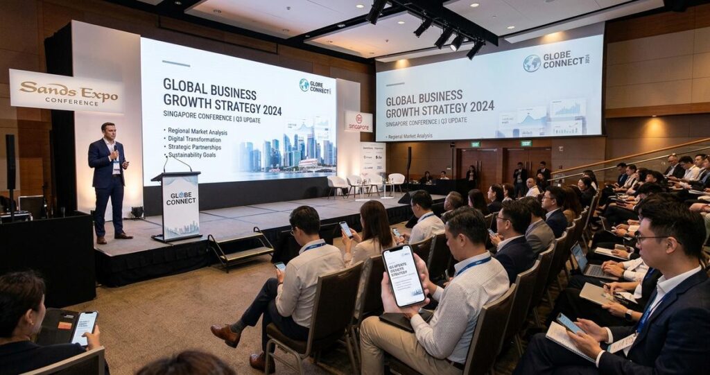 Designing Visuals for In-Person and Mobile Viewers in Singapore