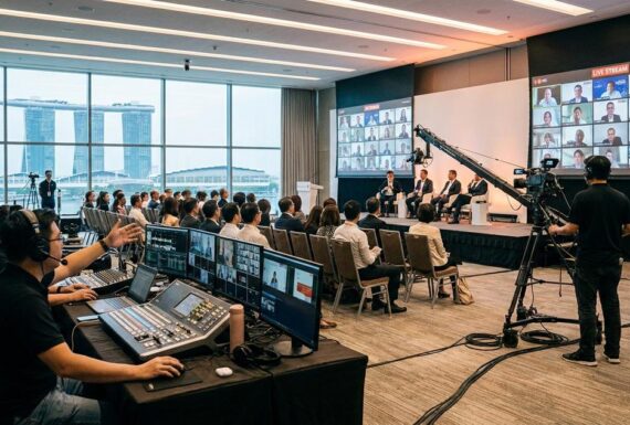Managing Two Audiences in Hybrid Events | Spring Forest Studio