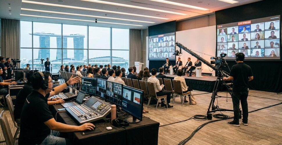 Managing Two Audiences in Hybrid Events | Spring Forest Studio