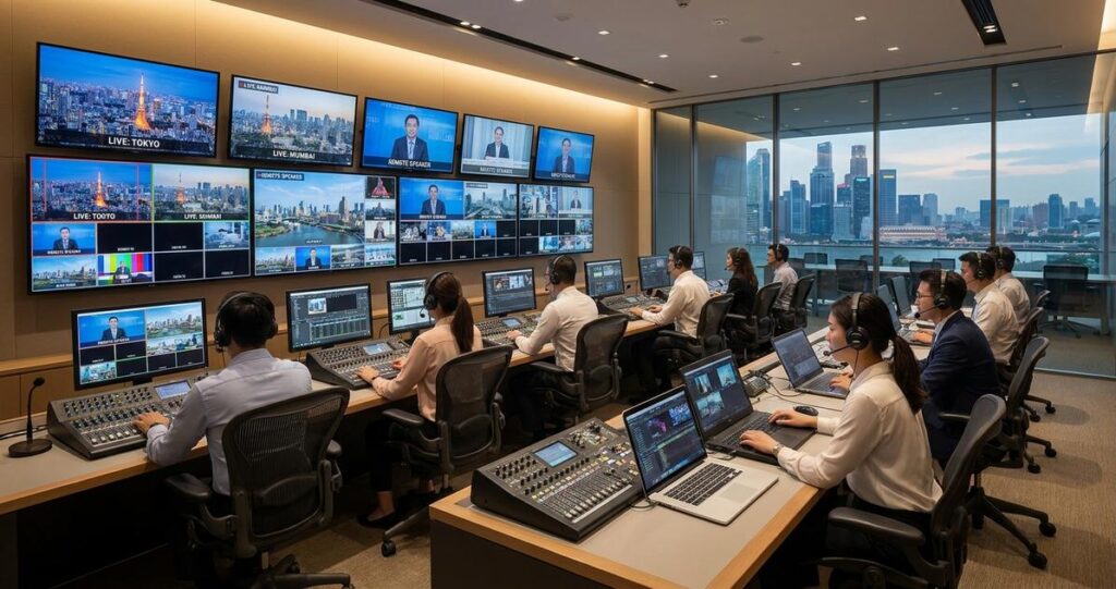 Navigating the Logistics of Multi-Hub Hybrid Events in Asia | Singapore Guide