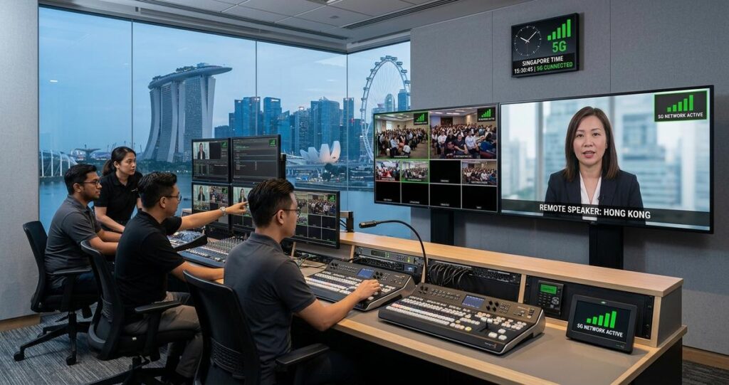The Role of 5G in Powering Remote Hubs for Hybrid Regional Events