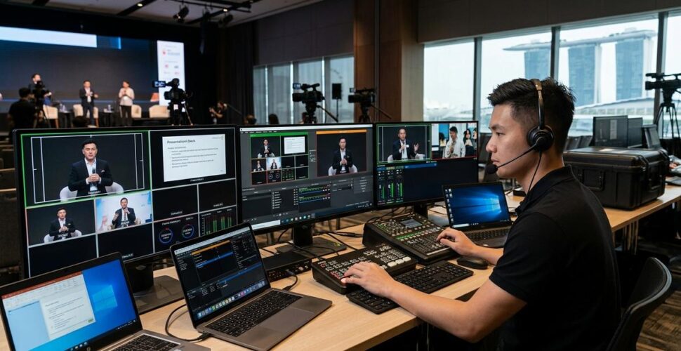 Dedicated Stream Engineer for Hybrid Event Success in Singapore