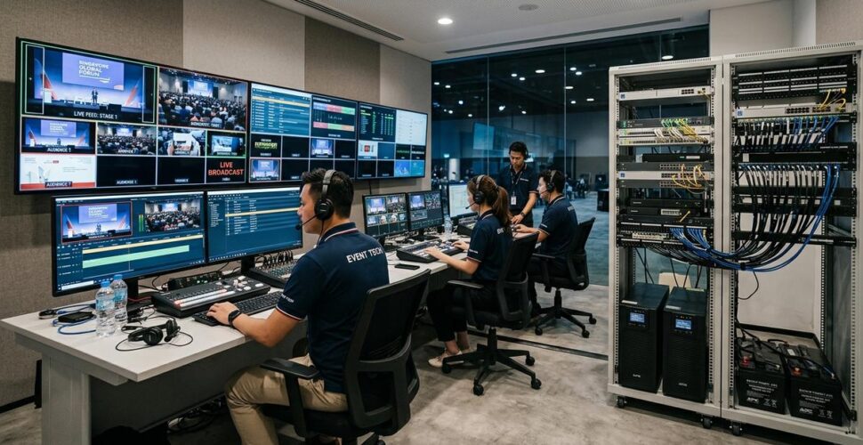 Managing Power and Data Redundancy at Singapore Event Venues
