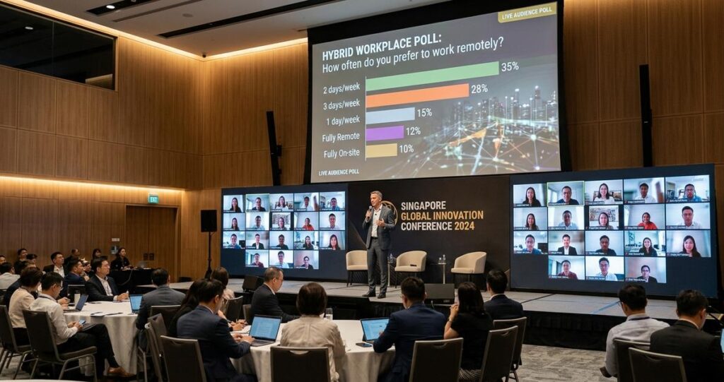 How to Use Live Polling to Connect Hybrid Audiences Instantly