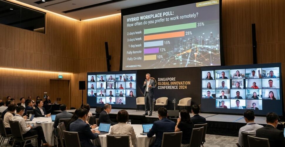 How to Use Live Polling to Connect Hybrid Audiences Instantly