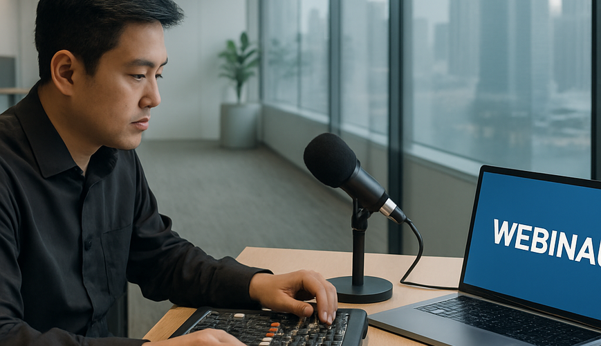 Optimising Audio for Professional Clarity in B2B Webinars | Singapore Guide