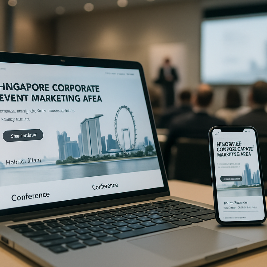 Benefits of Custom Landing Pages for Corporate Events in Singapore