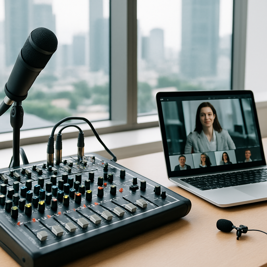 How to Use Professional Audio Mixers for Better Webinar Sound