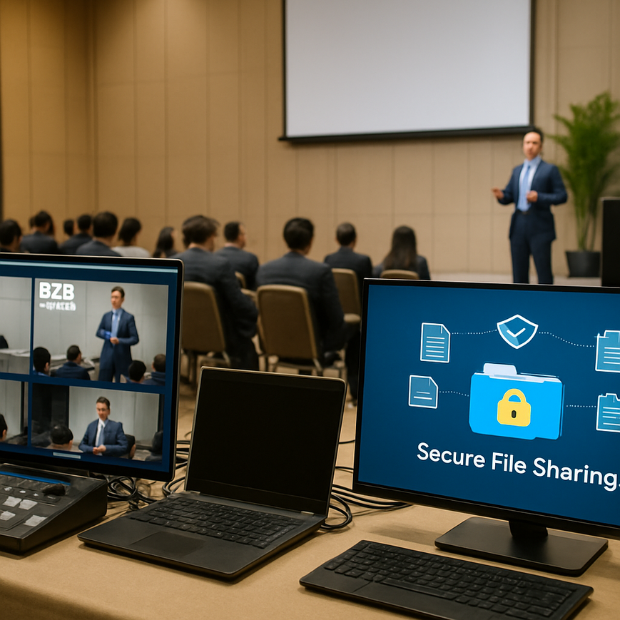 Secure File Sharing for Live B2B Streams in Singapore